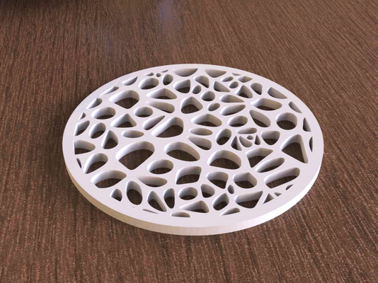 voronoi bevanda sottobicchiere by picco mescolare domestico casa modelli cucina drinkcoaster per bevande sottobicchieribere 3d print model - Mito3D