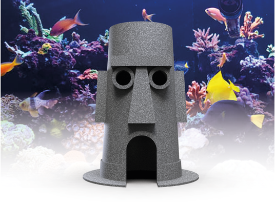 calamardo casa acuario pez tanque by espiga mezcla mascotas bob esponja pecera accesorios acuarios 3d print model - Mito3D