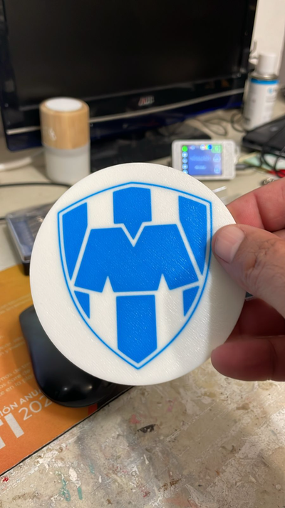 rayados monterrey coasters by adriantecno tools gadgets liga mx 3d print model - Mito3D