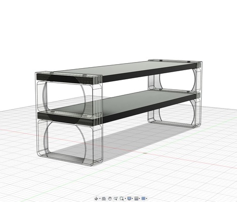 moniteur supporter bois planches by éléazar 3dinplastic outils gadgets soutien studio pc soporte studiomonitorstand 3d print model - Mito3D