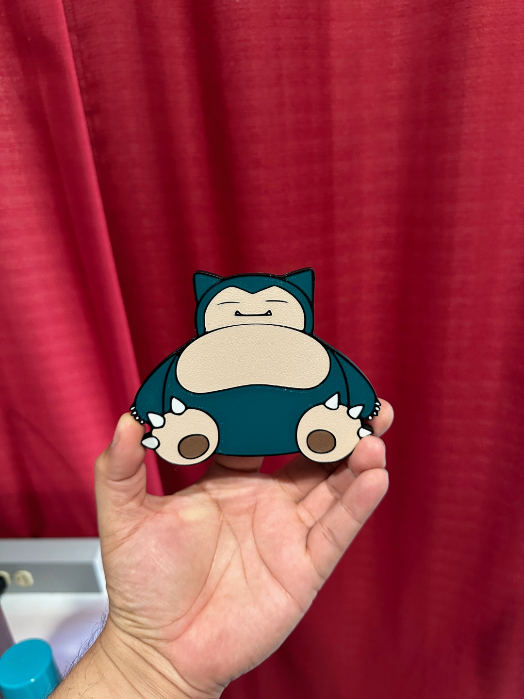 snorlax 2d arte muraria by anthony 323 snorlax2d pokemon pokemon3d 2dwallart 3mf x1c 3D print model - Mito3D