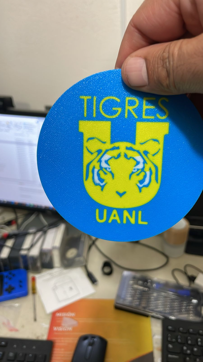 tigres uanl portavasos by adriantecno herramientas artilugio liga mx 3d print model - Mito3D