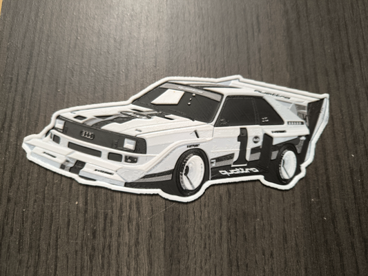 audi s1 quattro hueforge by hunterabcz art 2d vehicle car 3d print model - Mito3D