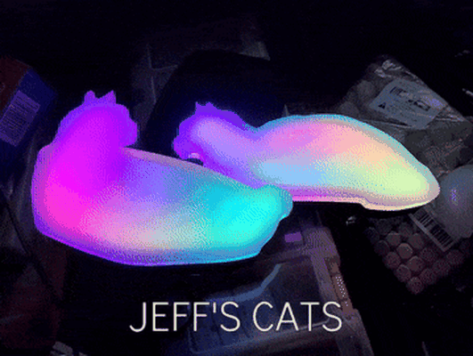 jeff 39 s gatos multi tier caixa luz by revhazlett casa decoração 3d print model - Mito3D