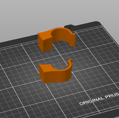 braçadeira f r 30mm rohr tubo by aparecer passatempo faça suporte halterung clampholder 3d print model - Mito3D