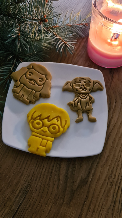 atormentar oleiro biscoito cortador by palito casa festividades hagrid dobby natal 3d print model - Mito3D