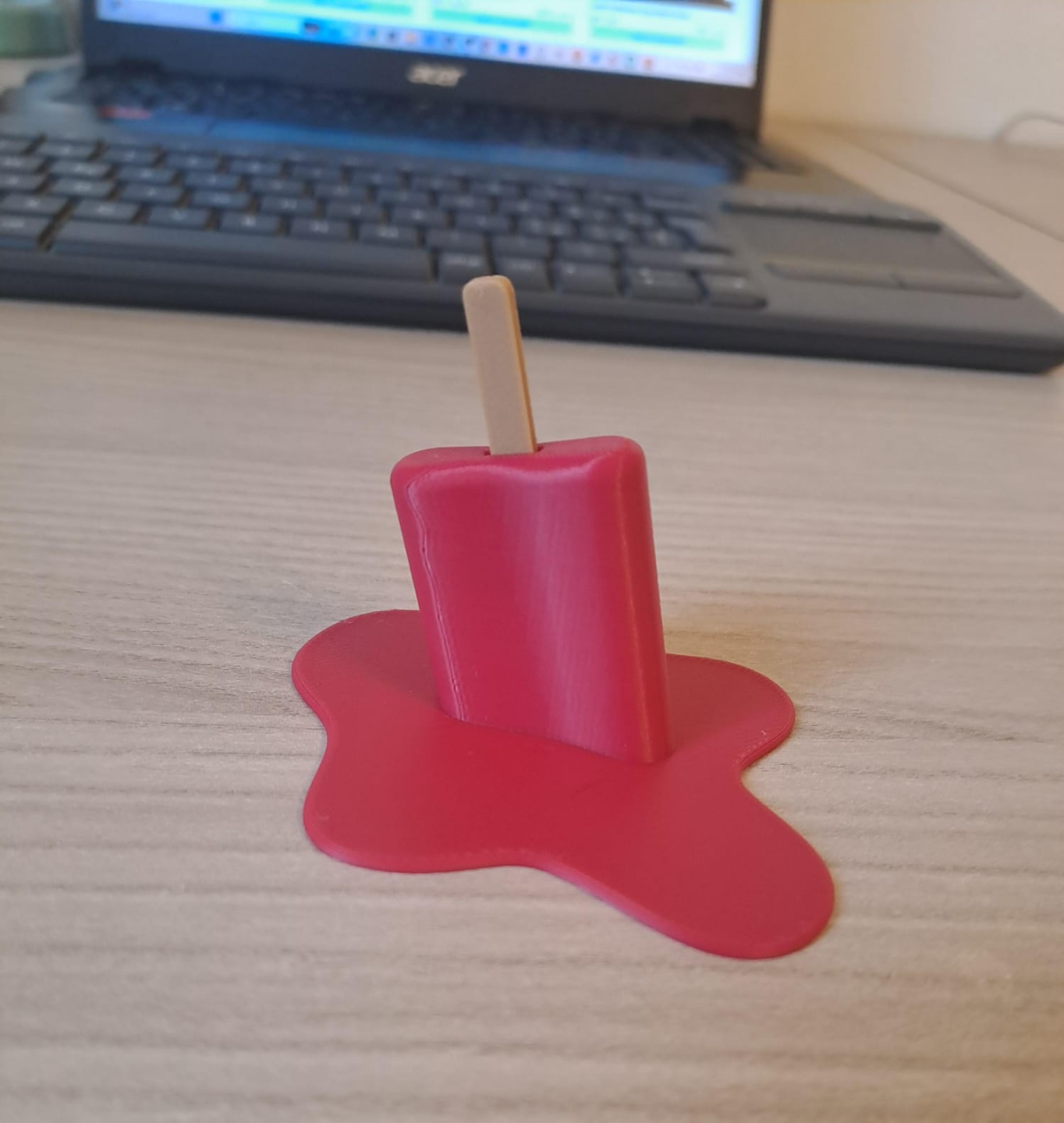 derritiendo paleta hielo ams necesario by filippo3ddesign arte modelos derretir deco decoración helado crema derretido caramelo divertido bonito 3D print model - Mito3D