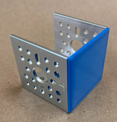 gobilda canal casquette by laboratoire conception loisir diy robotique ftc channel 3d print model - Mito3D