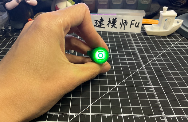 dc green laterne ring by fu mode ringe 3d print model - Mito3D