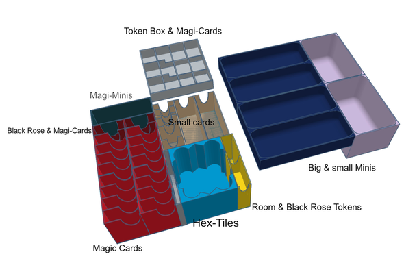 schwarz rose kriege wiedergeburt einfügen ärmel inkl routen box by weltende spielzeuge spiele tafel 3d print model - Mito3D