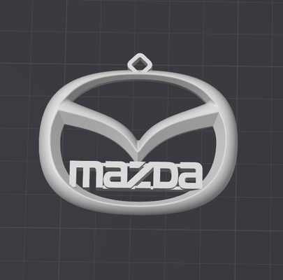 mazda keychain by bossx1000 hobby & diy car keychian 3d print model - Mito3D