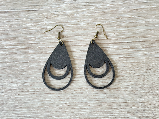 arete by sgenos moda pendientes 3d print model - Mito3D