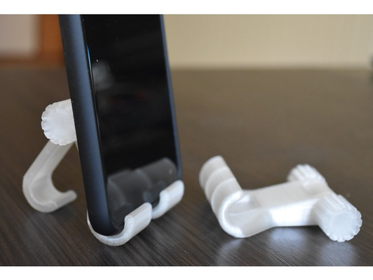 pieghevole telefono in piedi by vlad3ua utensili gadget titolare supporto 3d print model - Mito3D