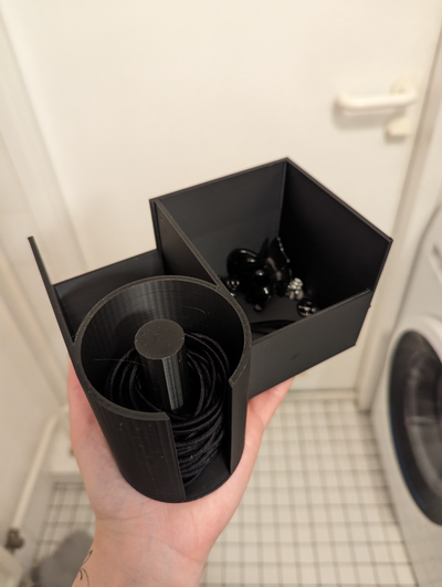 haargummi und saç tokası tutucu by gezinti araçlar organizatörler kravat bobby iğneler organizatör banyo 3d print model - Mito3D