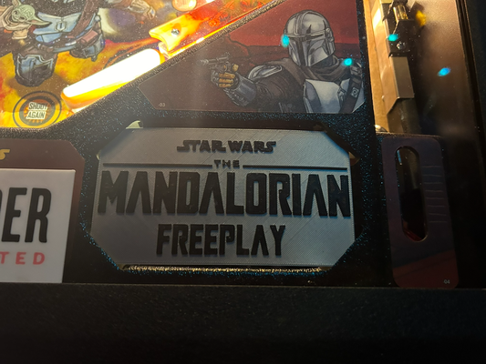 popa mandaloriano pinball juego libre firmar by negro bi pasatiempo bricolaje diy aleta 3d print model - Mito3D