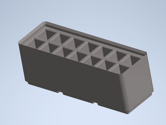 gridfinity holder remixed by tdpl769 tools machine machining woodworking storage accessory 3d print model - Mito3D