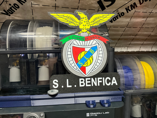 slbenfica stl dağıtmak by vitormhs sanat işaretler logolar işaret logo luminaria yararlı slb ayak 3d print model - Mito3D