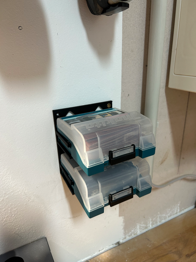 wandhalter makita zubeh rbox by thjorim tools organizers wallmount assessories wandhalterung multitool 3d print model - Mito3D