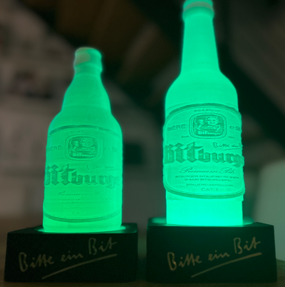 bitburger lithophan lampe bier liebhaber neu gemischt by d3sign haushalt dekor stein cool led design 3d print model - Mito3D