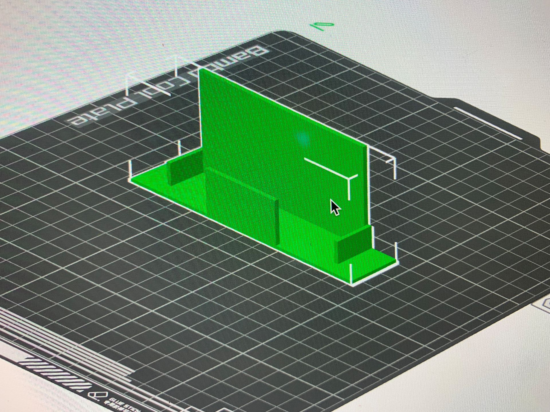 genel iş kart kulp destek by dekan morris sanat işaretler logolar 3D print model - Mito3D