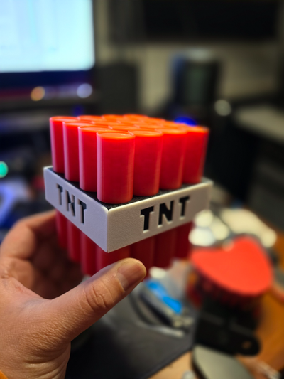 tnt minecraft by sodoecho toys & games game dynamite 3d print model - Mito3D