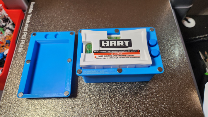 hart laser level box by geekm0nkey tools hand protection case tool 3d print model - Mito3D