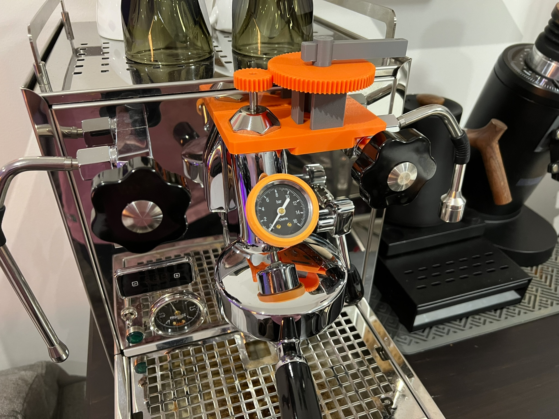 e61 akış kontrol yatay kaldıraç adaptör by kızarmış ekmek hobi kendin yap espresso kârcı 3D print model - Mito3D