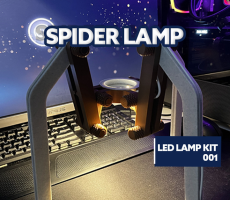 led spinne bein lampe bambu labor licht kit 001 by asche ninja atom haushalt dekor bambu schreibtisch tabelle 3d print model - Mito3D