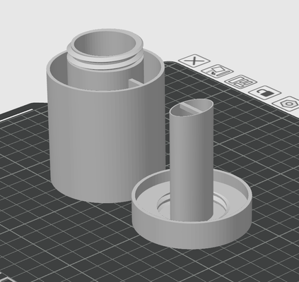 bic leve suporte junta caso bainha by latão ferramentas organizadores maconha fumar acessórios 3d print model - Mito3D
