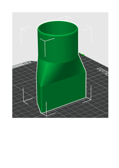 metabo sucção interface 55mm mangueira by caos ferramentas aparelhos 3d print model - Mito3D