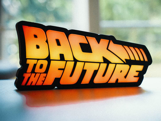 to zukunft lampe by haushalt dekor box arduino bttf leuchtkasten esp32 3d print model - Mito3D