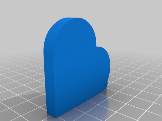 schlüsselanhänger cuore by r6devil kunst modelle 3d print model - Mito3D