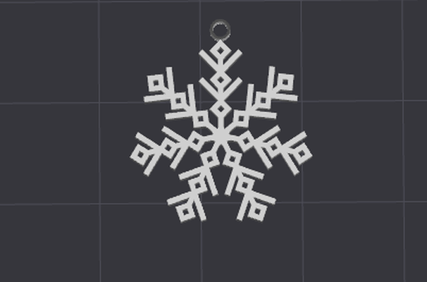 snowflake earrings by shakurityzone fashion 3d print model - Mito3D
