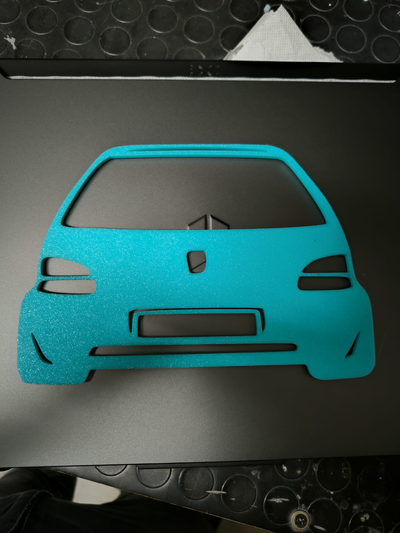 peugeot 106 arredamento arte 2d posteriore parete by fv corsa gadget 3d 2024 3d print model - Mito3D