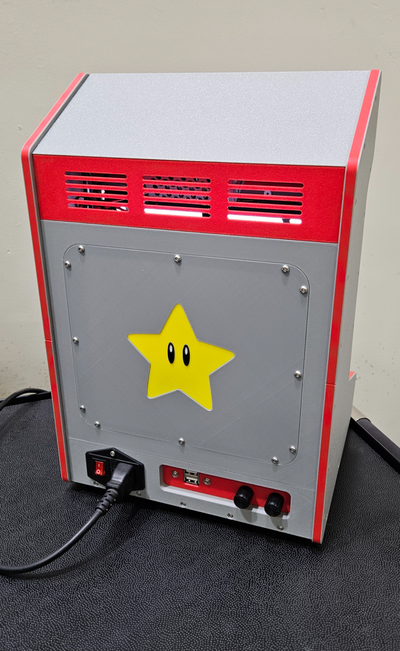 mini oyun makinesi mario star arka örtmek kılıf by ulusişx oyuncaklar oyunlar 3d print model - Mito3D