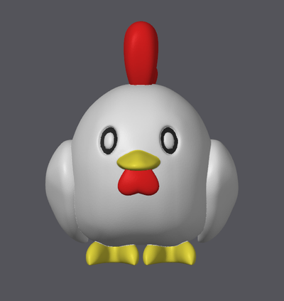 palword cos 39 è by vo dac giocattoli giochi personaggi pollo 3d print model - Mito3D