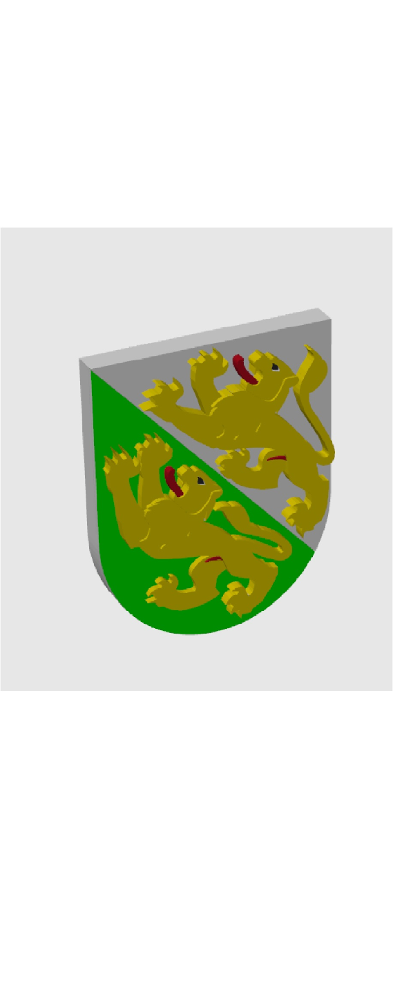 wappen kantons thurgau schweiz 3d by stephanro kunst zeichen logos 3D print model - Mito3D