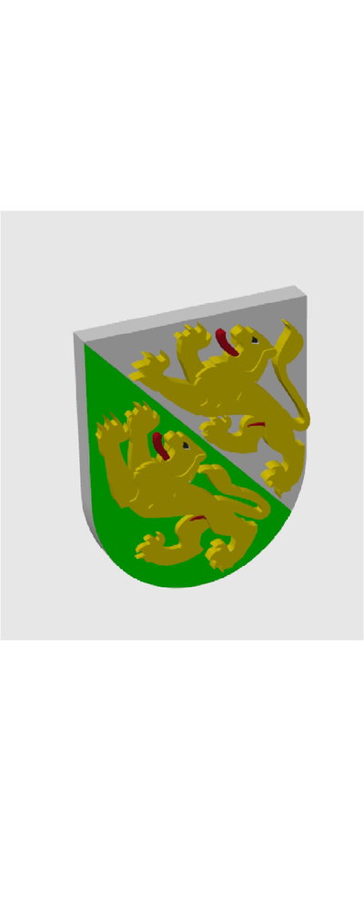 wappen kantons thurgau schweiz 3d by stephanro kunst zeichen logos 3d print model - Mito3D