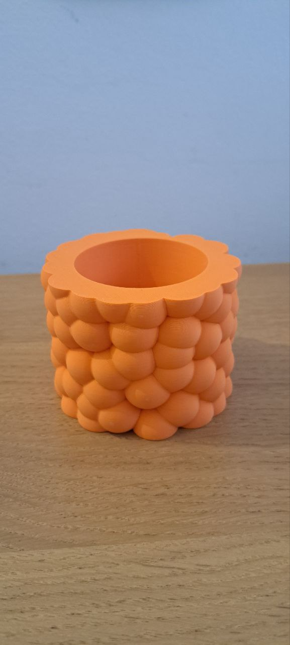 casuale bolla vaso by idiota 3d domestico arredamento ikea mobilia accessori falso pianta 3D print model - Mito3D