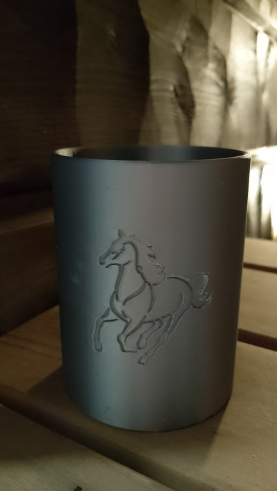 pferd tasse koozie kühler neu gemischt by abonnieren 440 miniaturen tiere 3d print model - Mito3D