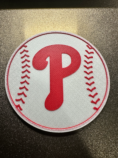 phillies coaster by aceh le 3d household decor 3d print model - Mito3D