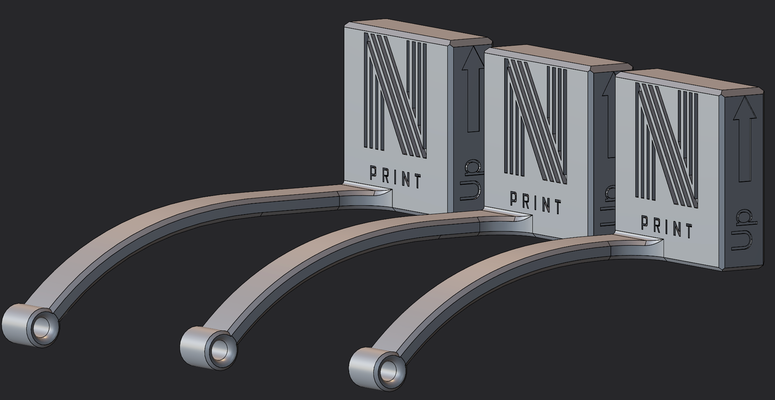 ams soporte lateral ptfe by n impresión 3d impresora partes titular página tubo p1p p1s x1c bambulabams 3d print model - Mito3D