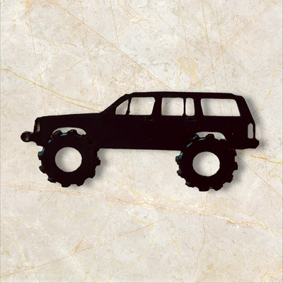 jeep xj off road schlüsselbund by sm4lltig3r kunst modelle zubehörteil straße 3d print model - Mito3D