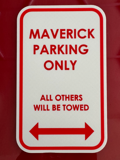 vau independente estacionamento placa by impressões digitais arte sinais logotipos fordmaverick garagem parede decoração diversão ams 3d print model - Mito3D