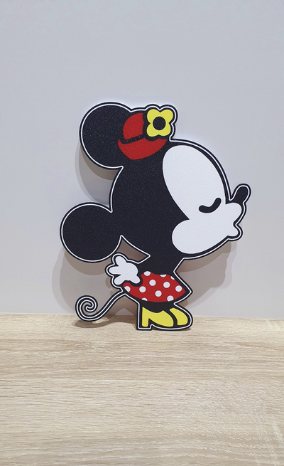 minnie maus leuchtkasten by rtrigo3d haushalt dekor box led lampe mickey valentinstag rtr3d 3d print model - Mito3D