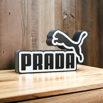 prada puma ışık kutu by çorba 3d ev halkı dekor hafif kutu led lamba garaj mağara adamı 3d print model - Mito3D