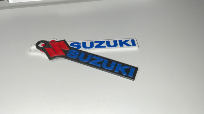 anahtarlık suzuki by yazdırmayı ara sanat işaretler logolar 3d print model - Mito3D