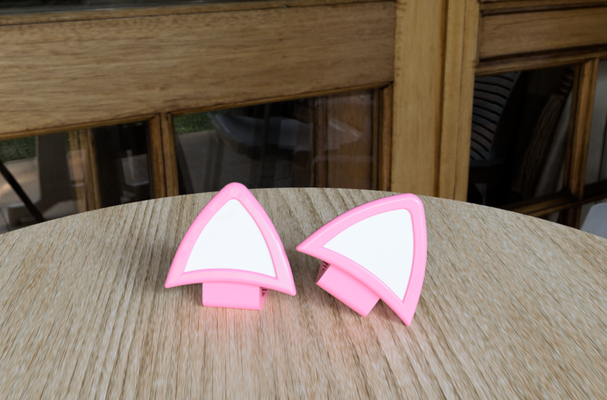 cat helmet ears by valeria momo & mattia hobby diy cats ear eats bike bob cycling 3d print model - Mito3D