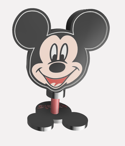 kutu başbaşa mickey by didoucrazyfrog11 ev halkı dekor disney ledler çocuk 3d print model - Mito3D