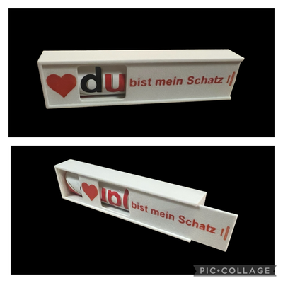 duplo geschenk boîte saint valentin by 3d art ménage décor boite cadeau l'amour journée bambu ams x1c p1p p1s surprise vacances filament 3d print model - Mito3D